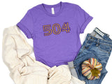 504 Inline Purple and Gold Tshirt