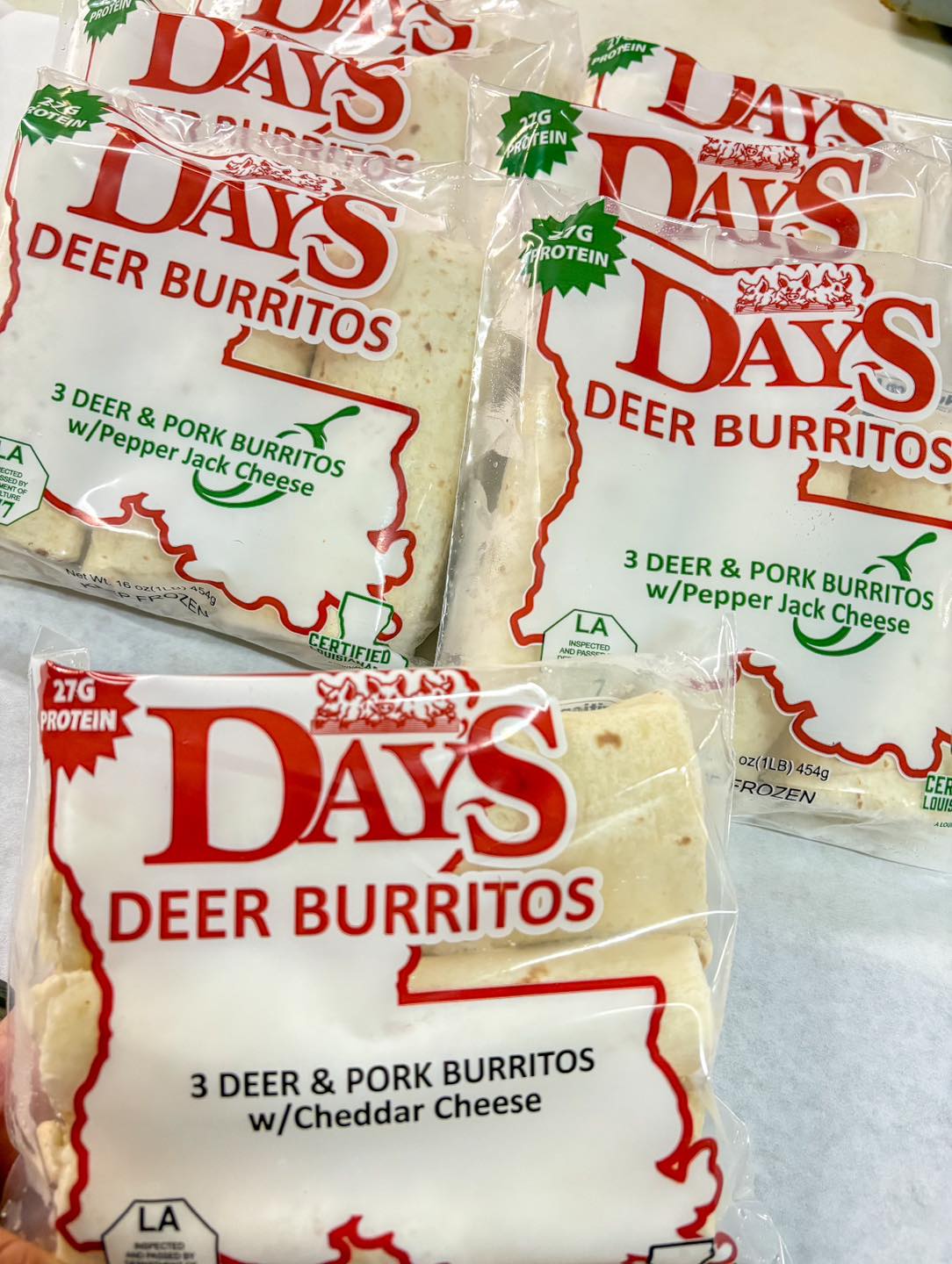 Day's Smokehouse Deer Burritos