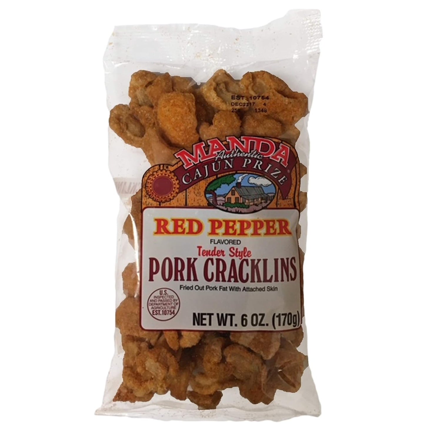 Manda Red Pepper Pork Cracklins