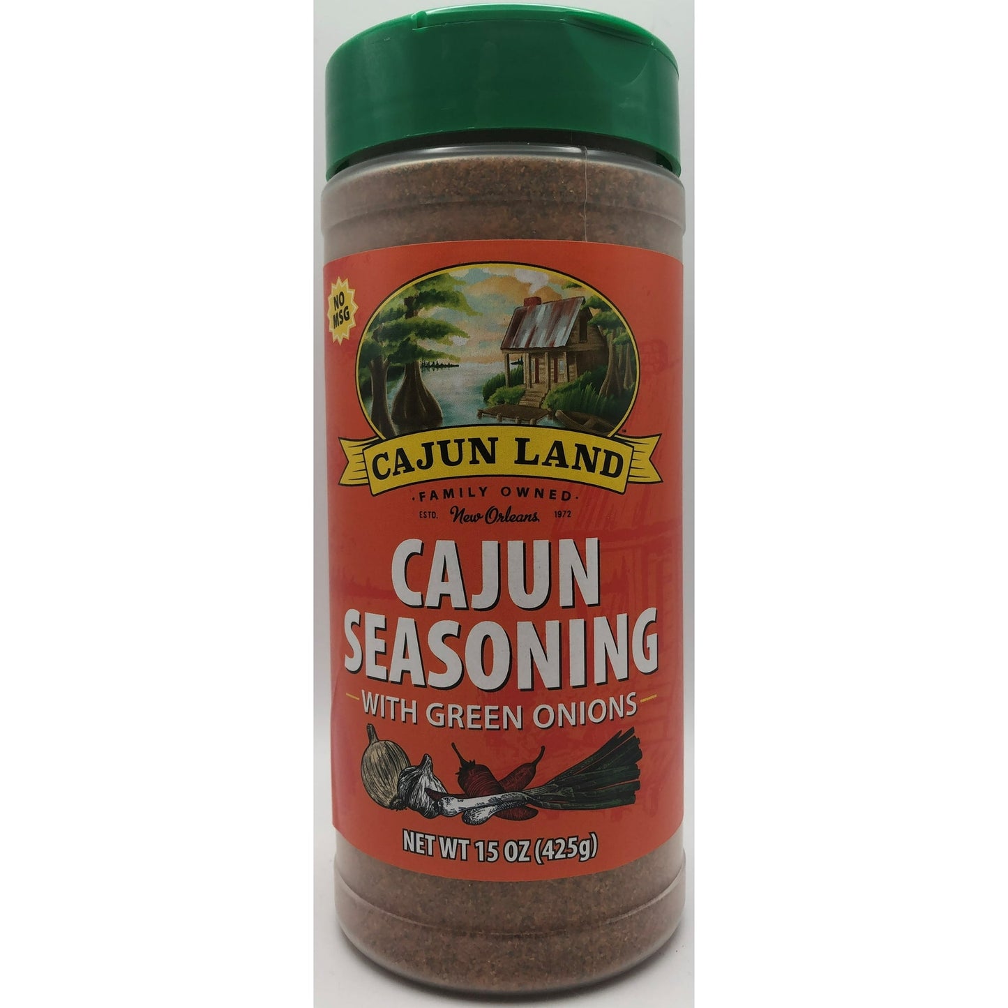 Cajun Land Cajun Seasoning with green onions