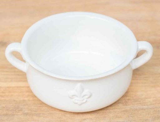 LaFleur Double Handle Bowl - White