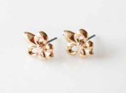 Fleur De Lis Post Earrings