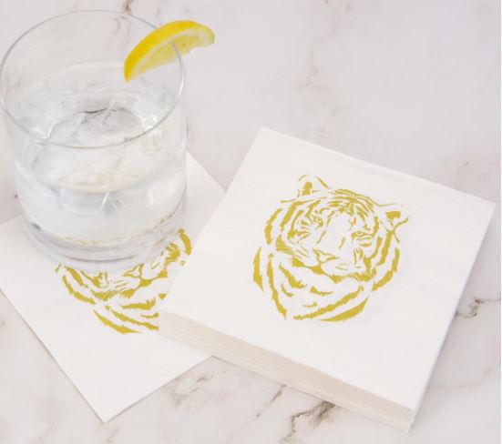 Easy Tiger Cocktail Napkins-Pack of 20
