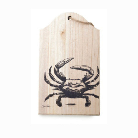 Wood Blue Crab Cutting and Serving Board