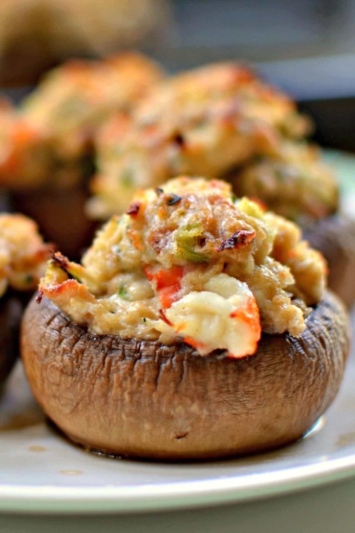 Crab Stuffed Mushrooms