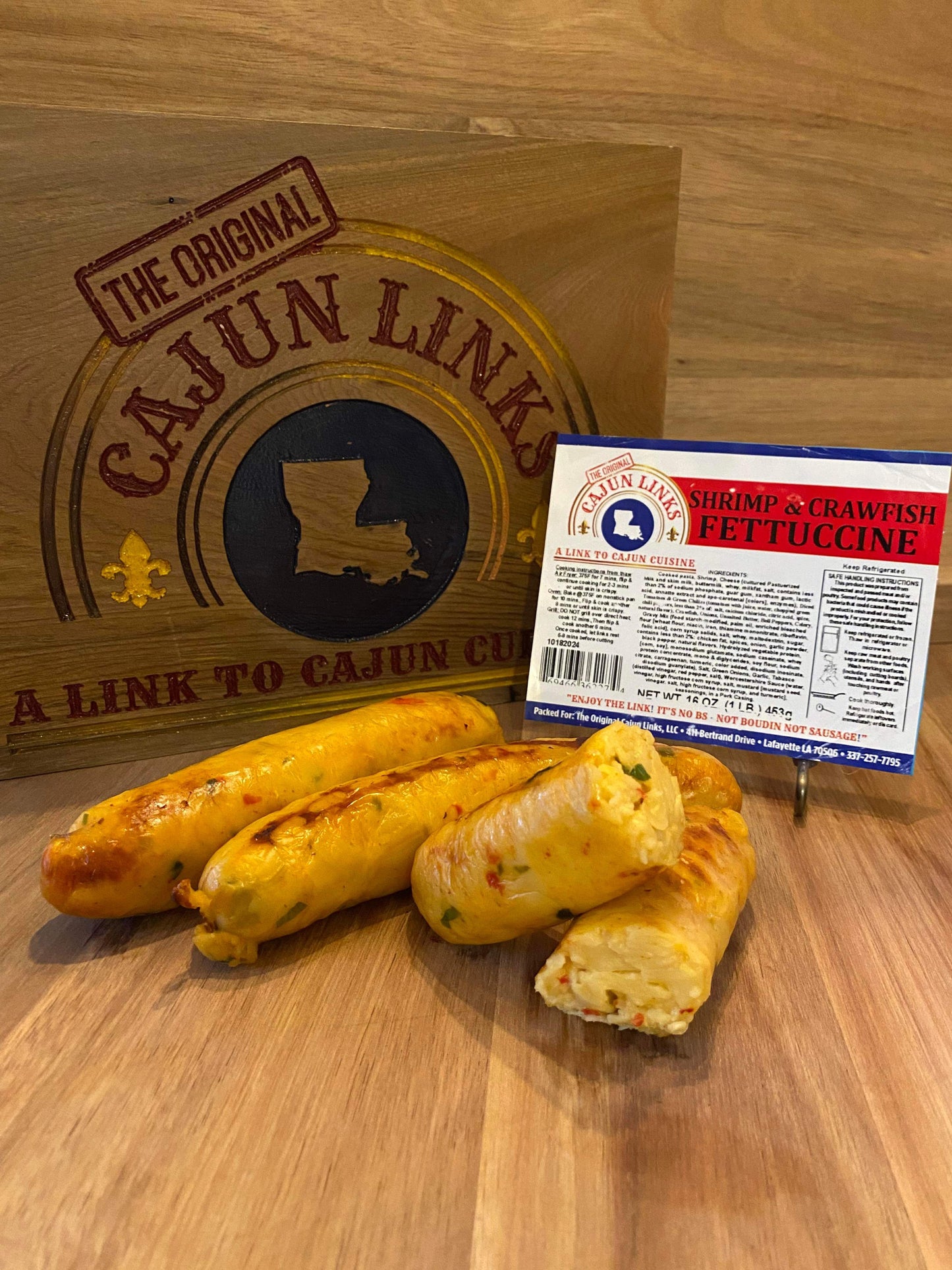 The Original Cajun Links-Shrimp & Crawfish Fettuccine