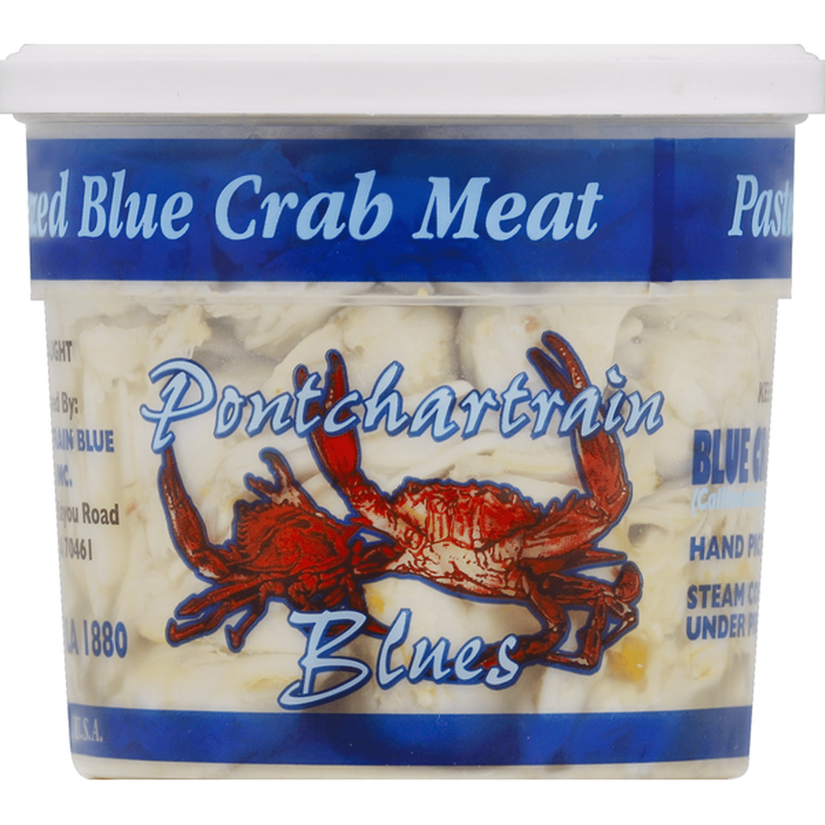 Pontchartrain Blues Crabmeat, Jumbo Lump 8 oz