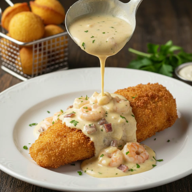 Shrimp & Tasso Cream Sauce