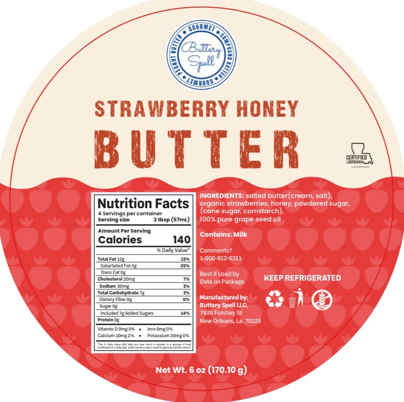 Buttery Spell Strawberry Honey Butter