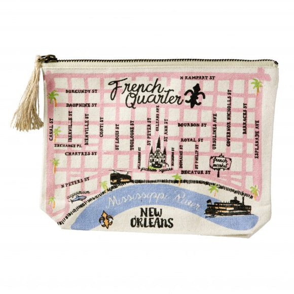 Pouch - French Quarter Map