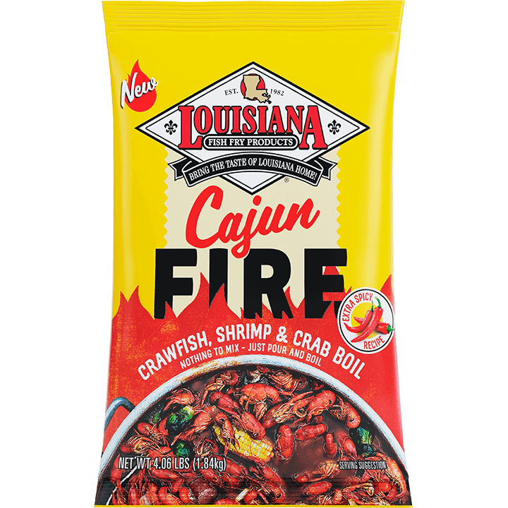 Louisiana Fish Fry Cajun Fire Crawfish Boil Seasoning NolaCajun