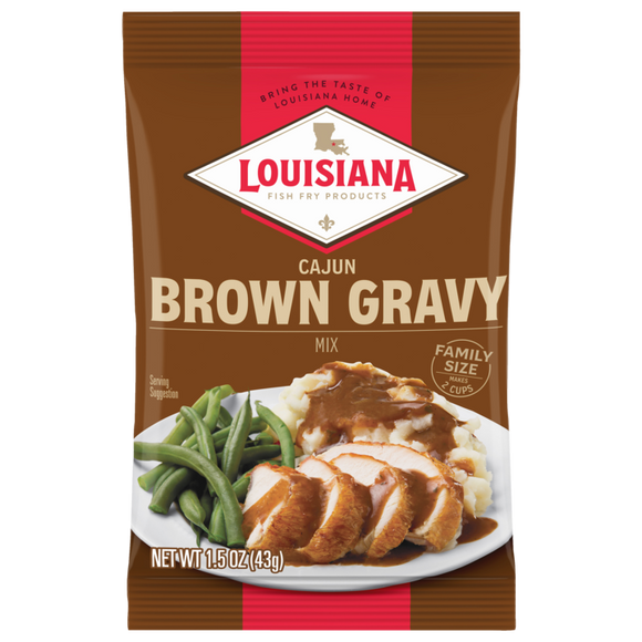 Louisiana Fish Fry Cajun Brown Gravy Mix