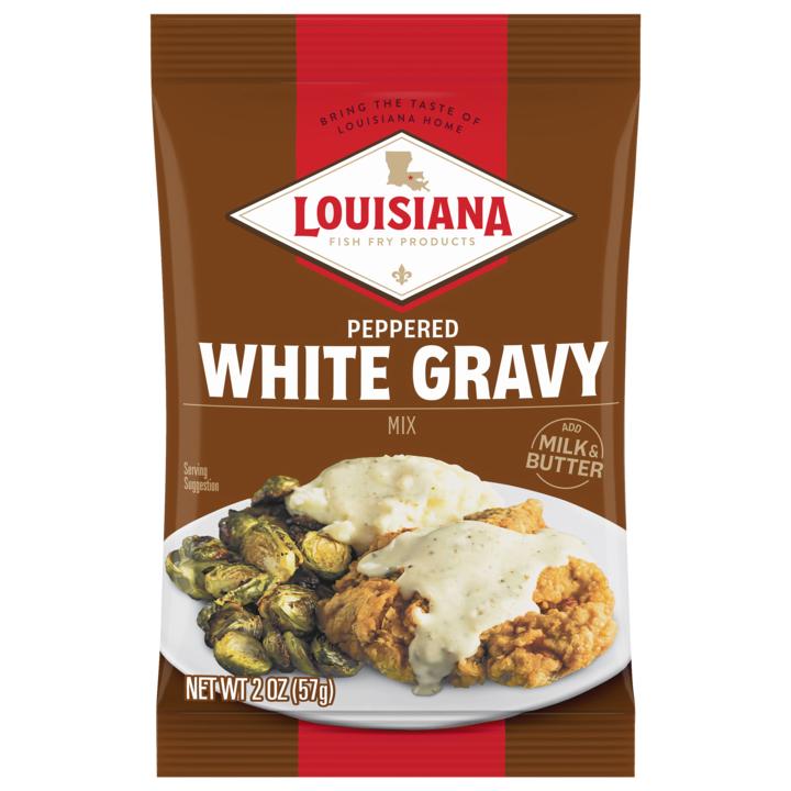 Louisiana Fish Fry Peppered White Gravy Mix