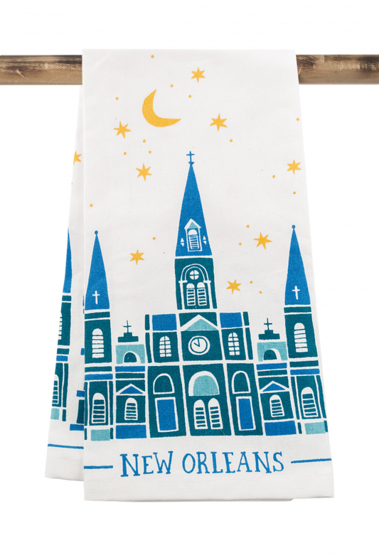 Kitchen Towel - Nighttime in Nola