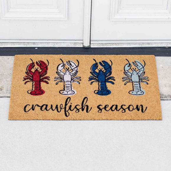 Door Mat - Crawfish Season Coir
