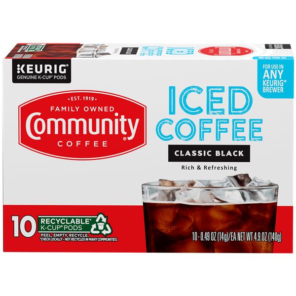 Community Coffee Iced Coffee Cups