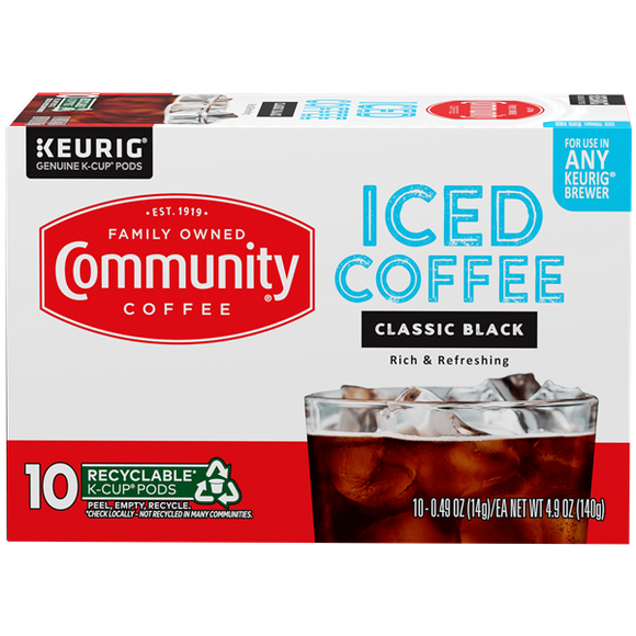 Community Coffee Iced Coffee Cups