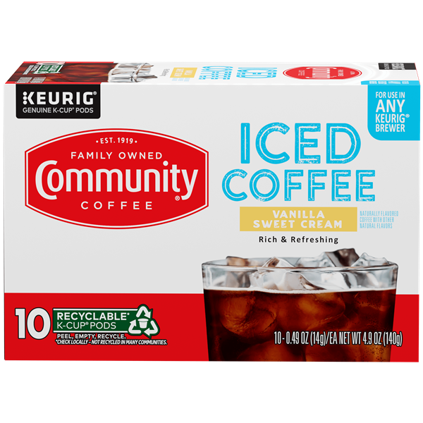 Community Coffee Iced Coffee Cups