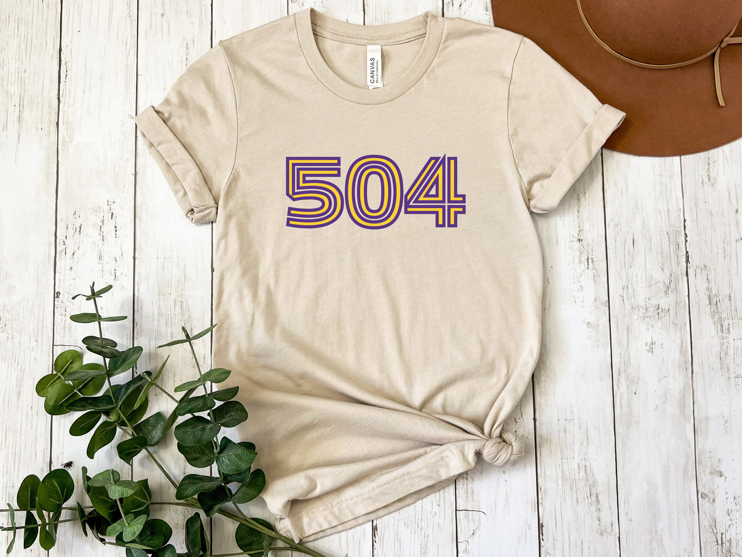 504 Inline Purple and Gold Tshirt
