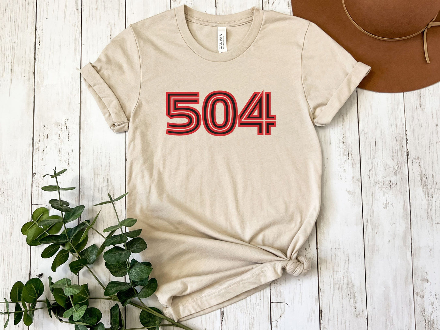 504 Inline Red and Black Tshirt