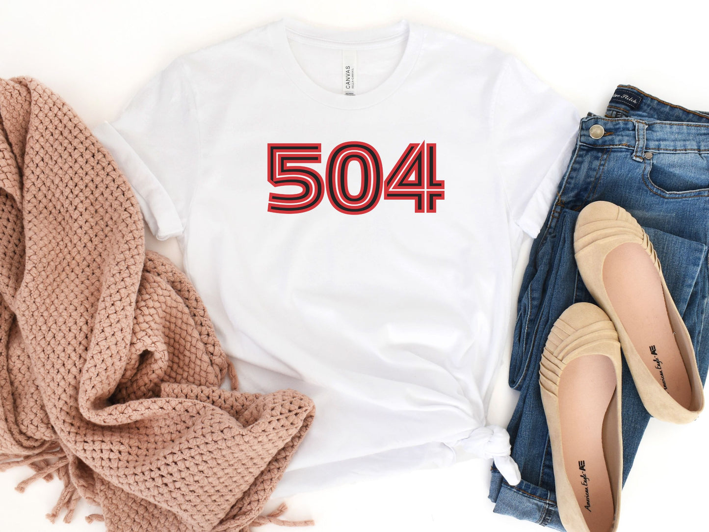 504 Inline Red and Black Tshirt