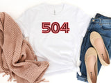 504 Inline Red and Black Tshirt