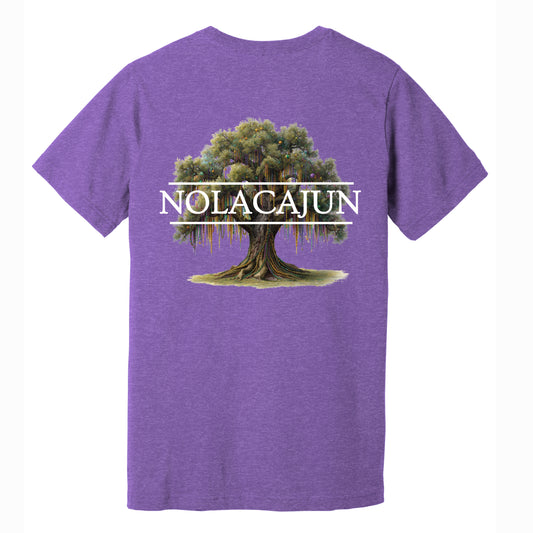 NolaCajun Mardi Gras Oak Tshirt