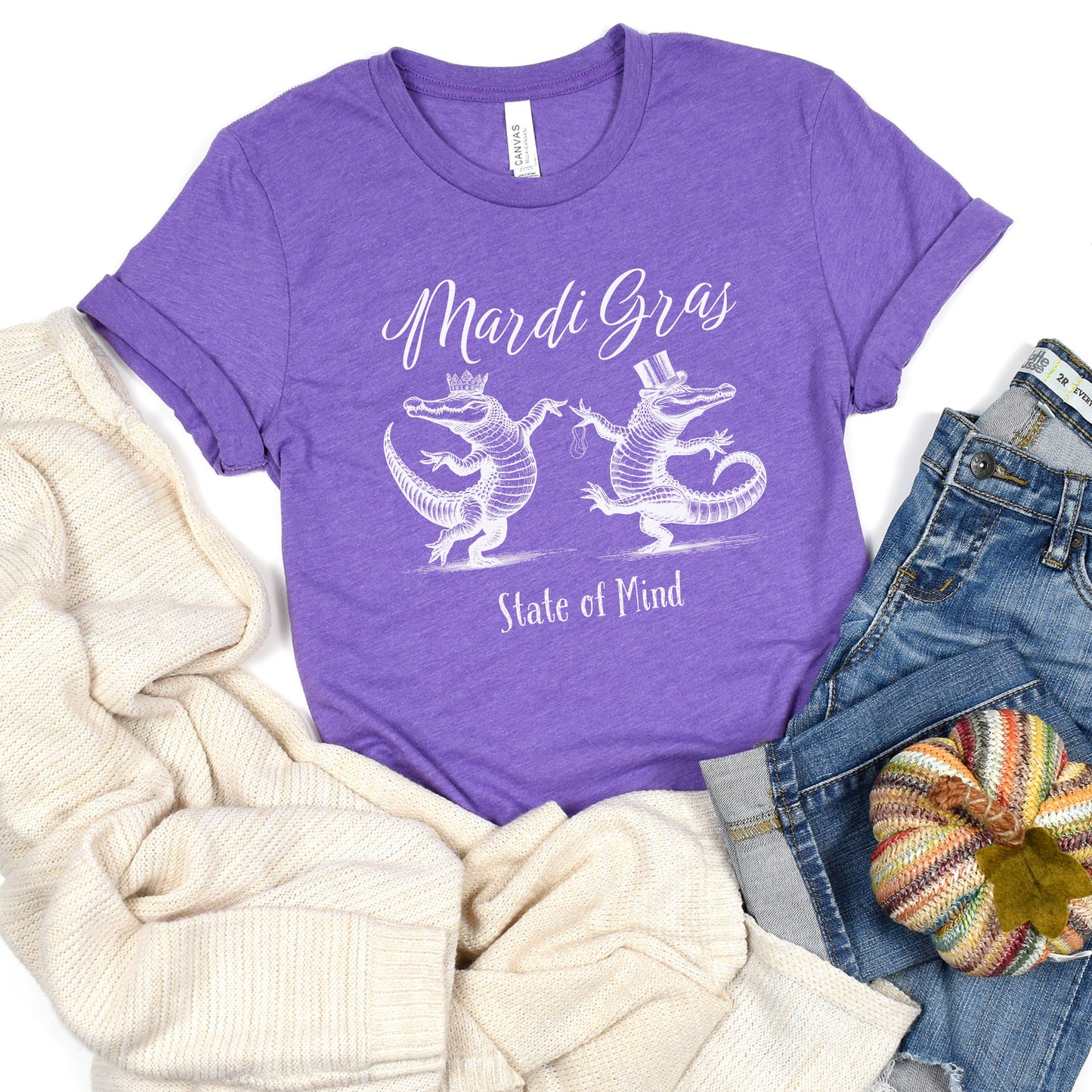 Mardi Gras Alligator T-Shirt