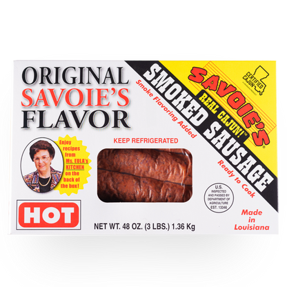 Savoie's Smoked Mixed Sausage- Hot