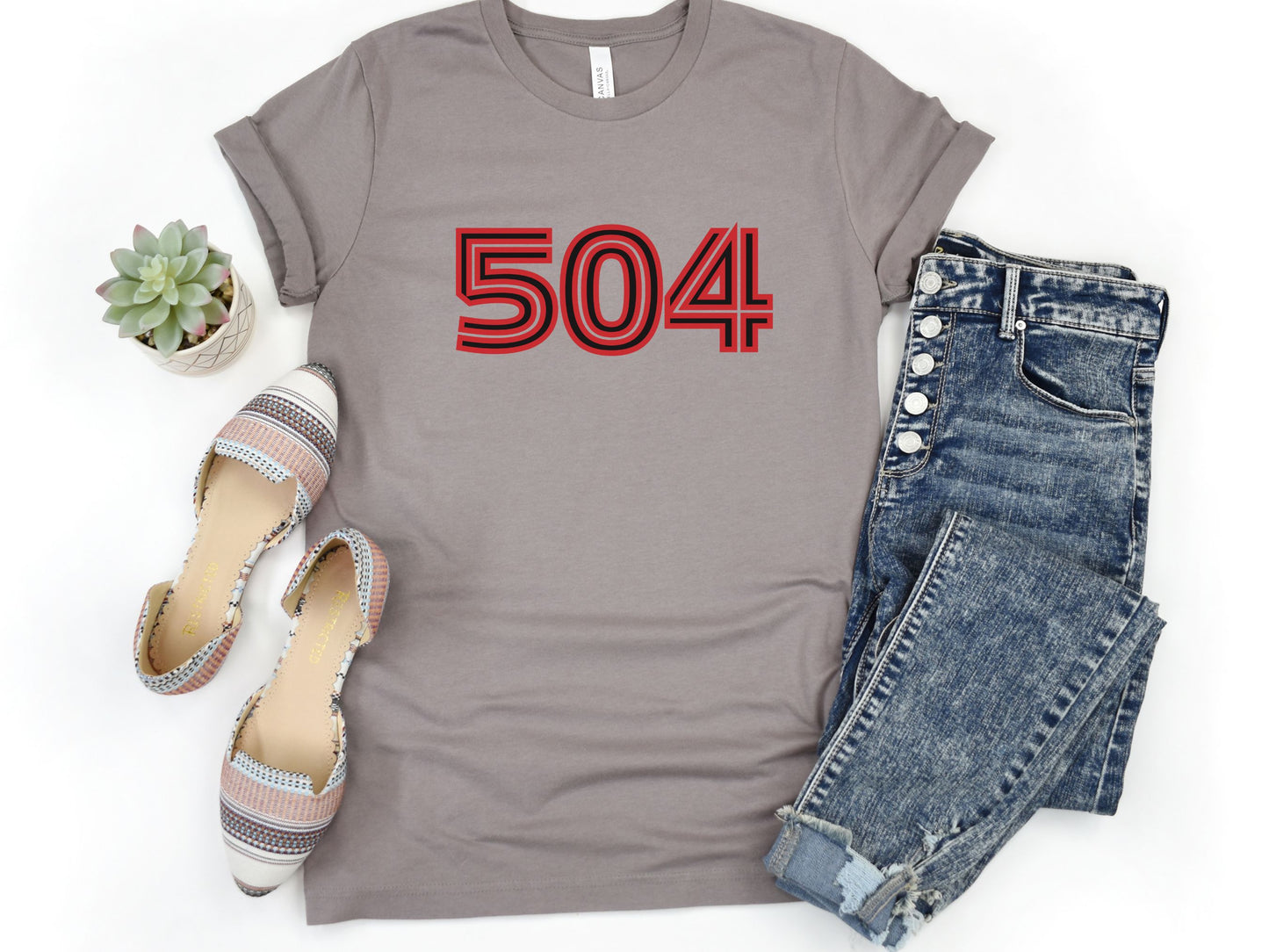 504 Inline Red and Black Tshirt