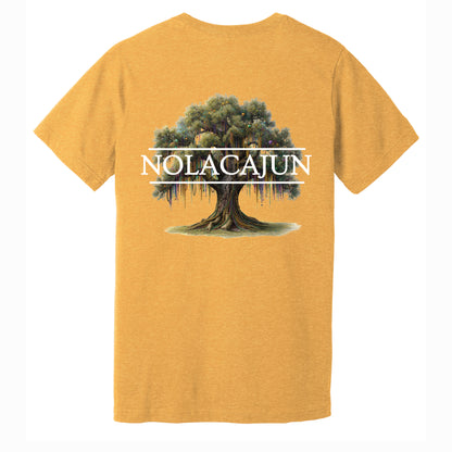 NolaCajun Mardi Gras Oak Tshirt