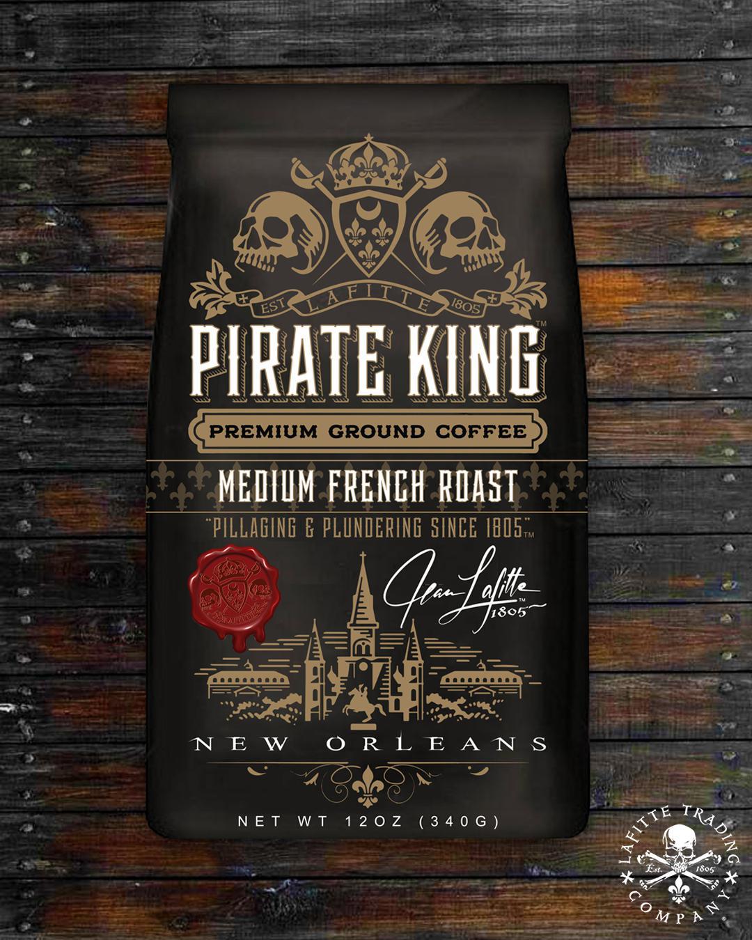 Pirate King Medium French Roast Coffee