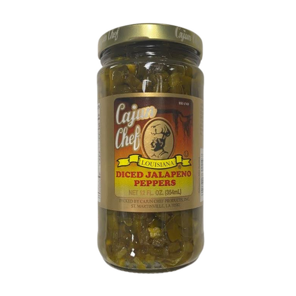 Cajun Chef Diced Jalapeno Peppers