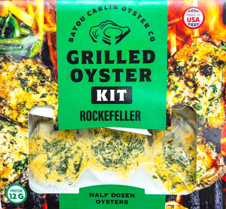 Bayou Carlin Rockefeller Oysters - 1/2 Dozen