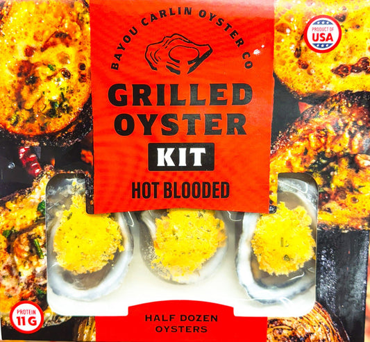 Bayou Carlin Hot Blooded Oysters - 1/2 Dozen
