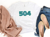 504 Inline Green & Blue T-shirt