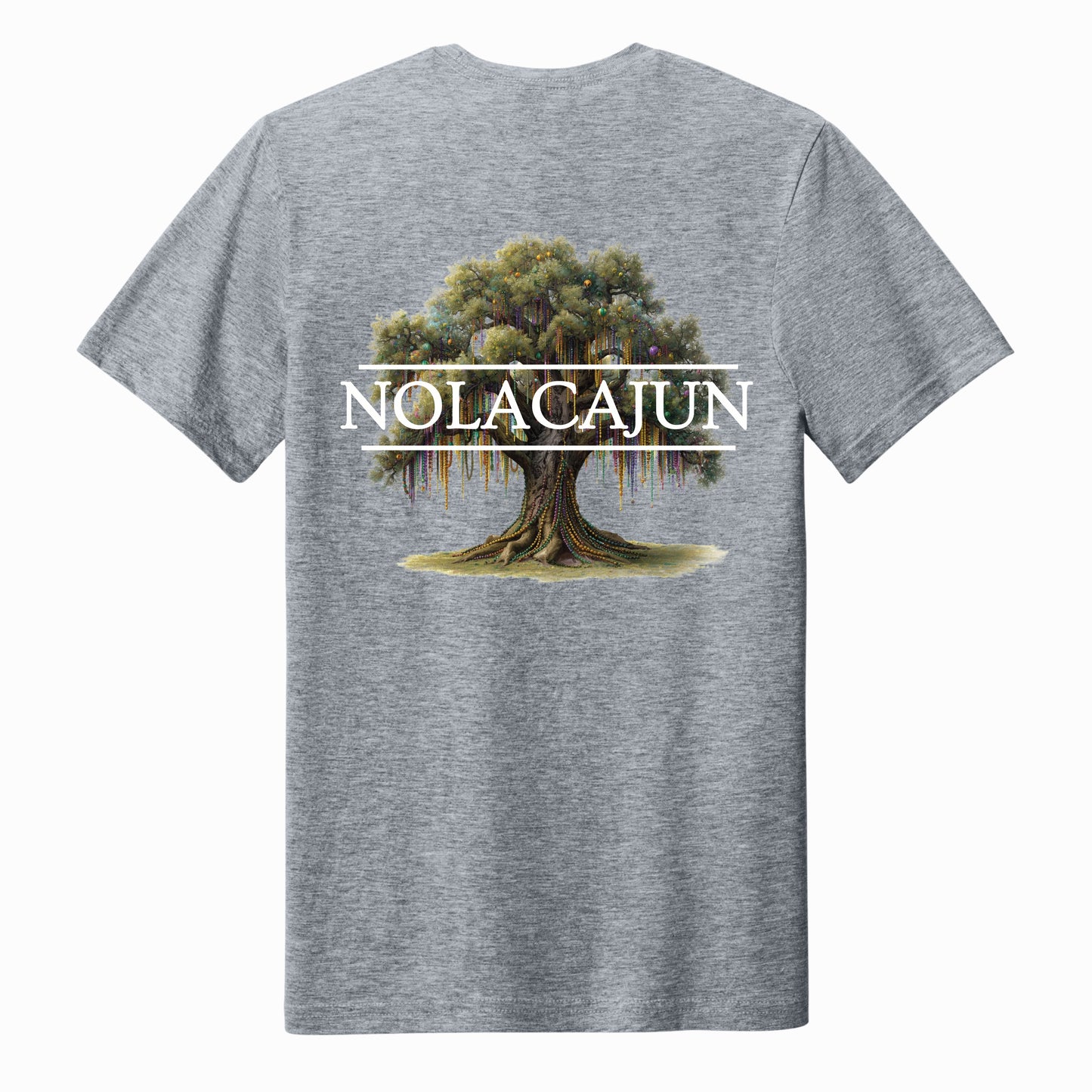 NolaCajun Mardi Gras Oak Tshirt