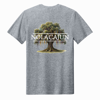 NolaCajun Mardi Gras Oak Tshirt