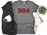 504 Inline Red and Black Tshirt