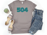 504 Inline Green & Blue T-shirt