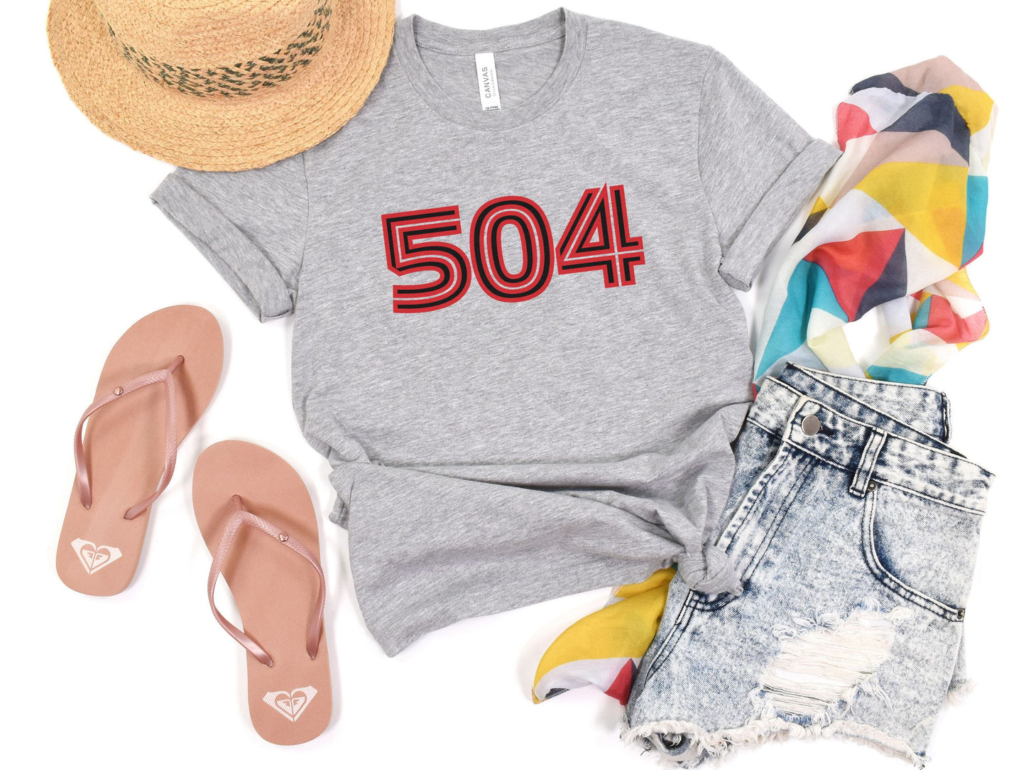 504 Inline Red and Black Tshirt