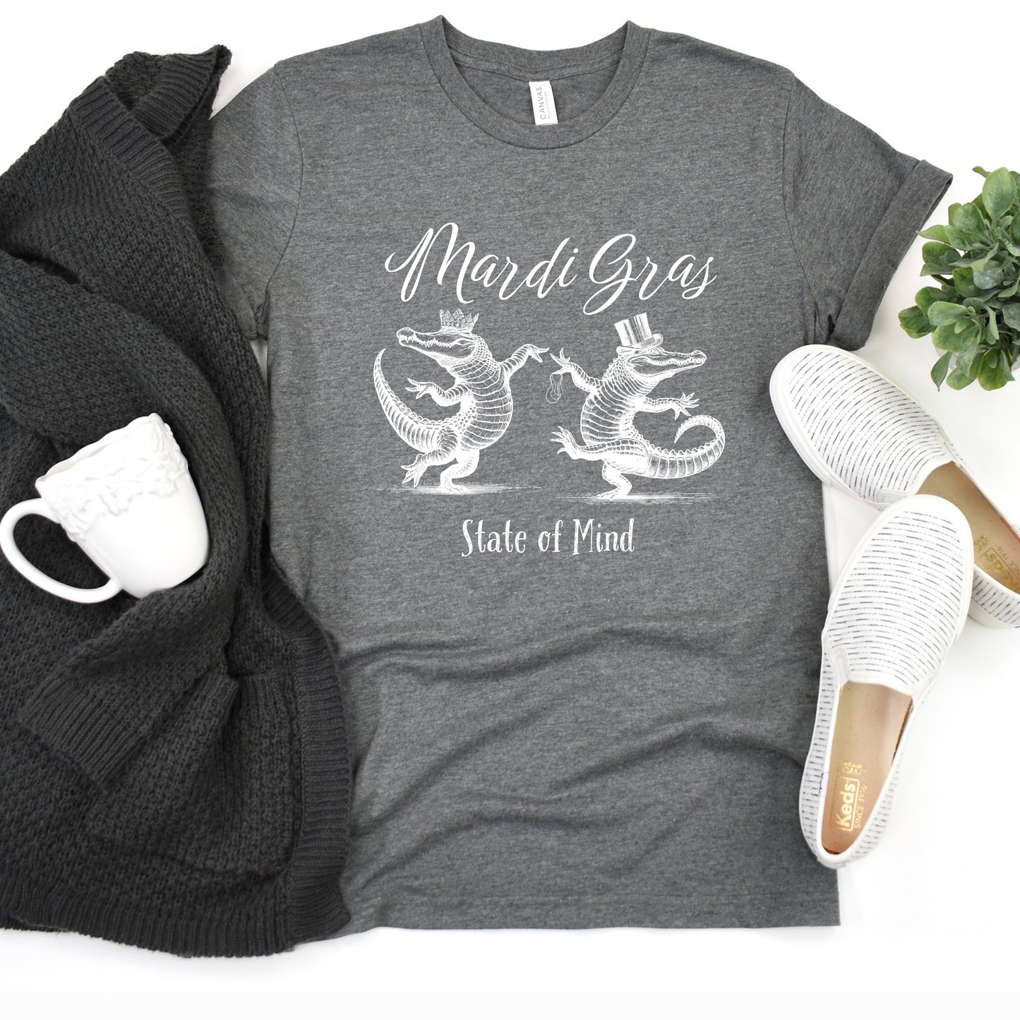 Mardi Gras Alligator T-Shirt