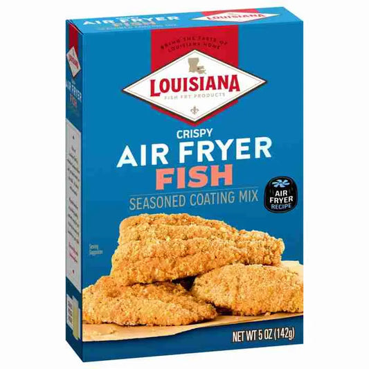 Louisiana Fish Fry Air Fryer Seasoned Coating Mix-Fish