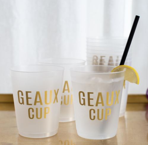 Geaux Cup Party Cups 16oz-Set of 10