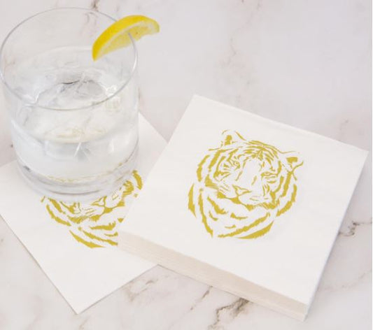 Easy Tiger Cocktail Napkins-Pack of 20