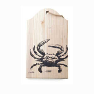Wood Blue Crab Cutting and Serving Board