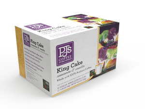 PJ's Coffee of New Orleans Single Serve Cups - King Cake