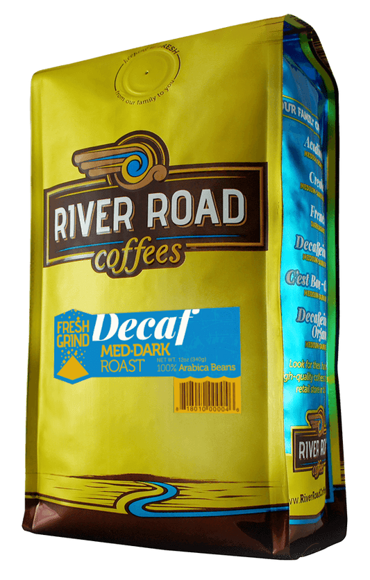 River Road Coffees Decaf Medium-Dark Roast