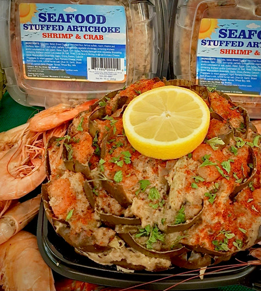 Seafood Stuffed Artichoke