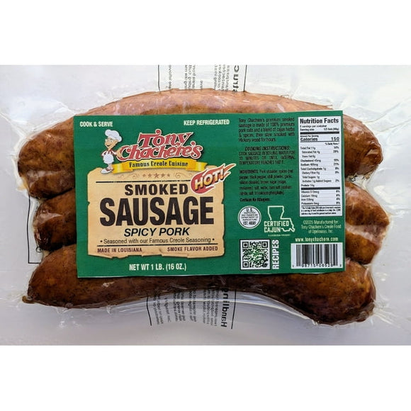 Tony Chachere's Hot Smoked Sausage